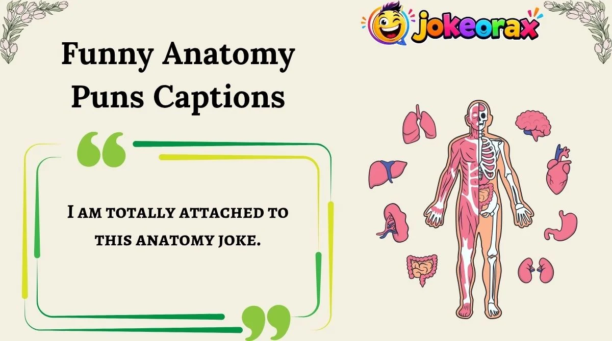 Funny Anatomy Puns Captions