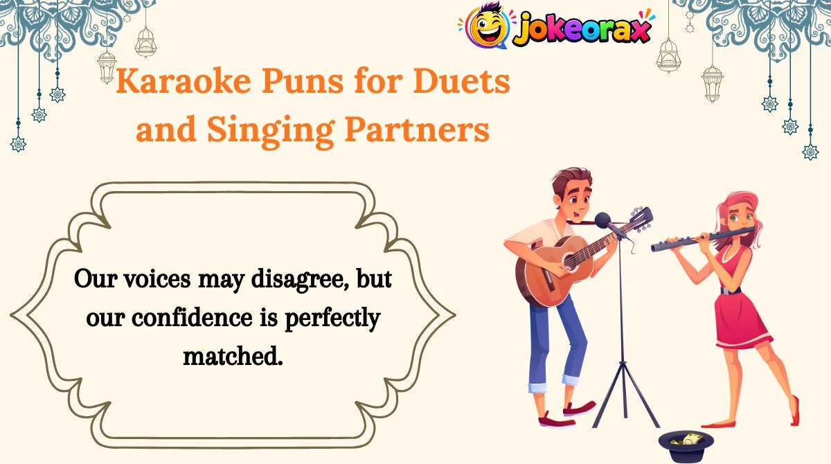 Karaoke Puns for Duets and Singing Partners