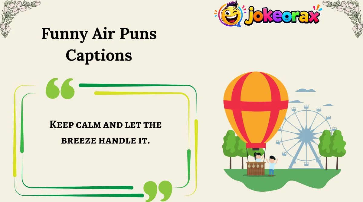 Funny Air Puns Captions