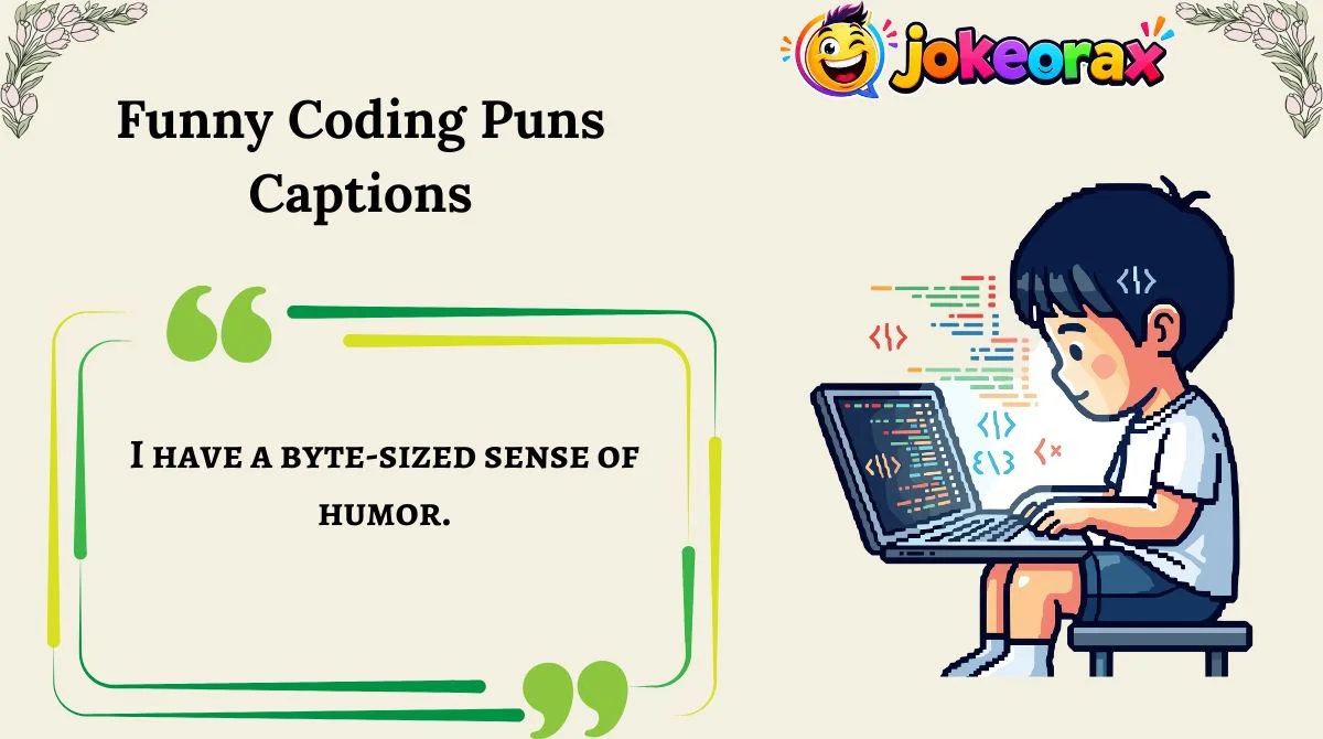 Funny Coding Puns Captions