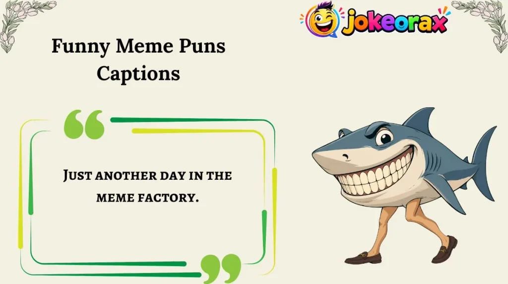 Funny Meme Puns Captions