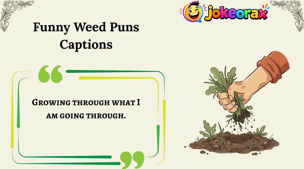 Funny Weed Puns Captions