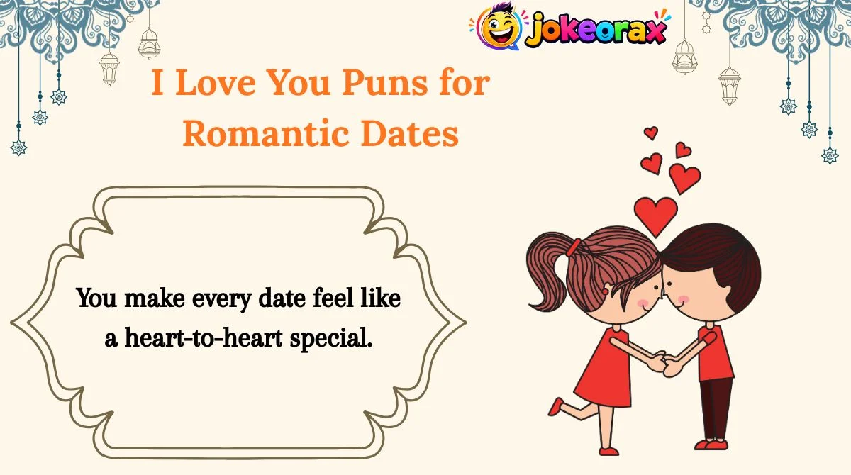 I Love You Puns for Romantic Dates