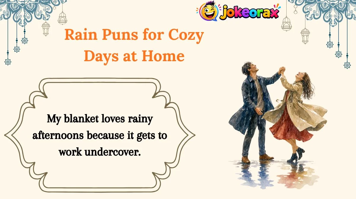 Rain Puns for Cozy Days at Home