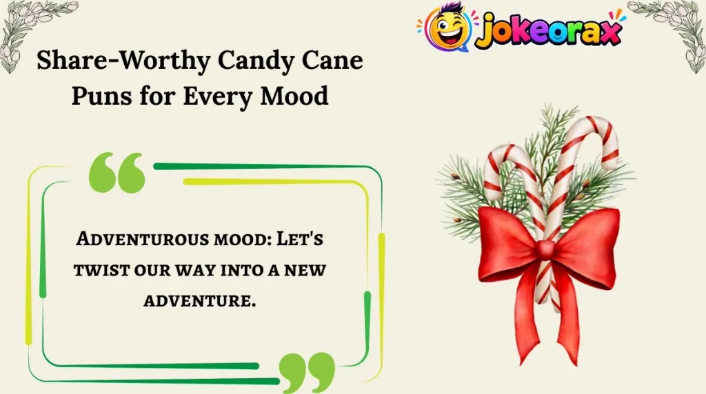 Share-Worthy Candy Cane Puns for Every Mood