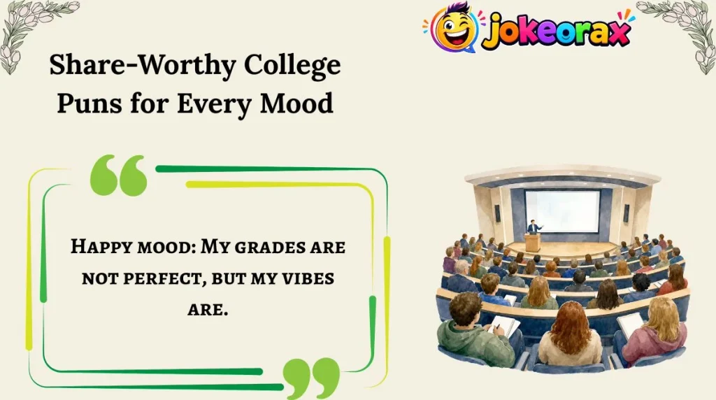 Share-Worthy College Puns for Every Mood
