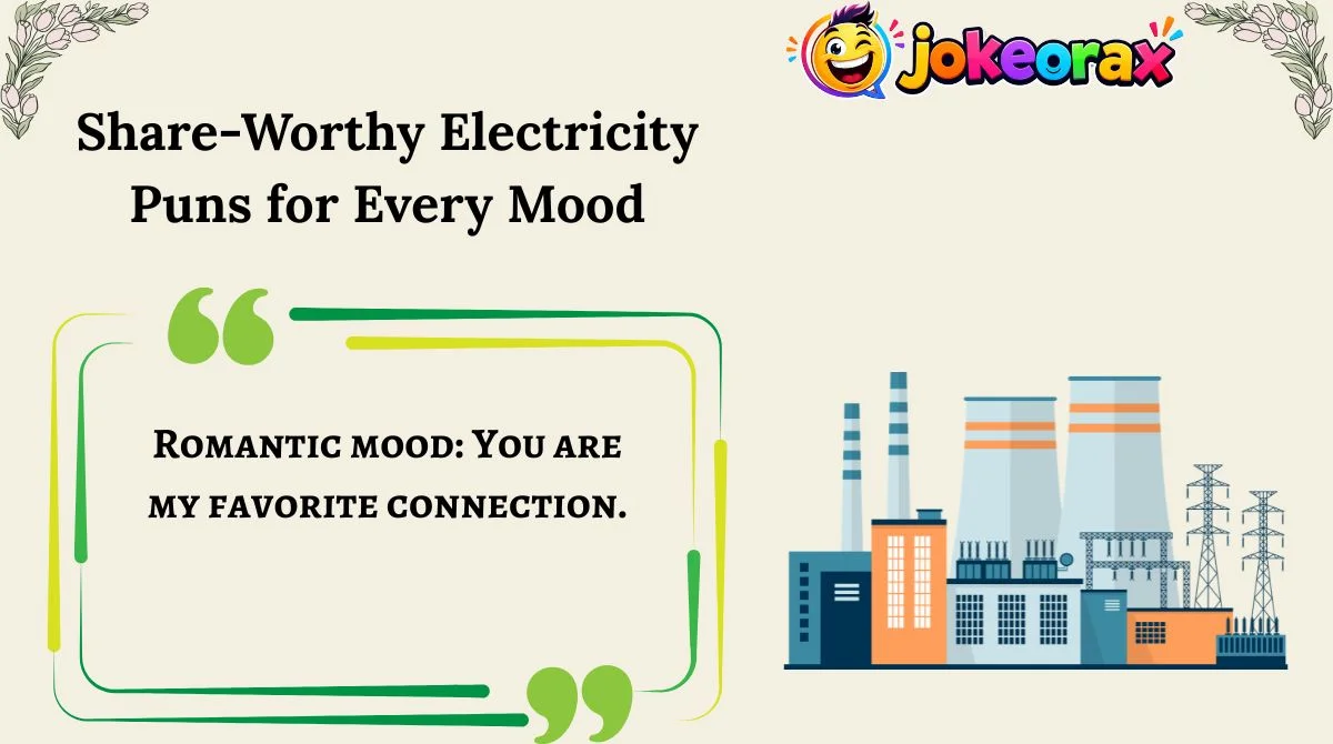 Share-Worthy Electricity Puns for Every Mood