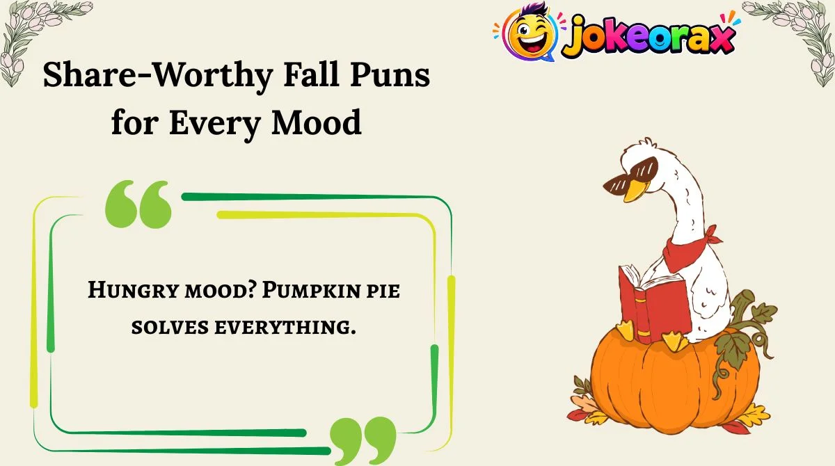Share-Worthy Fall Puns for Every Mood