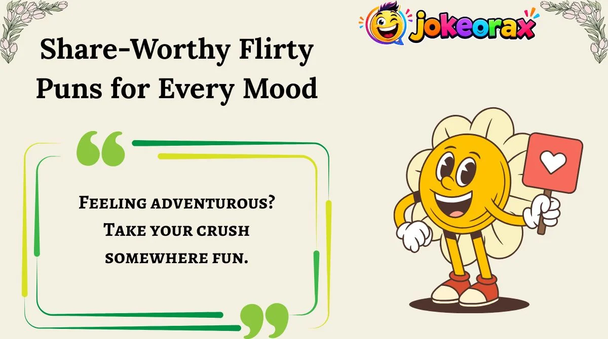 Share-Worthy Flirty Puns for Every Mood