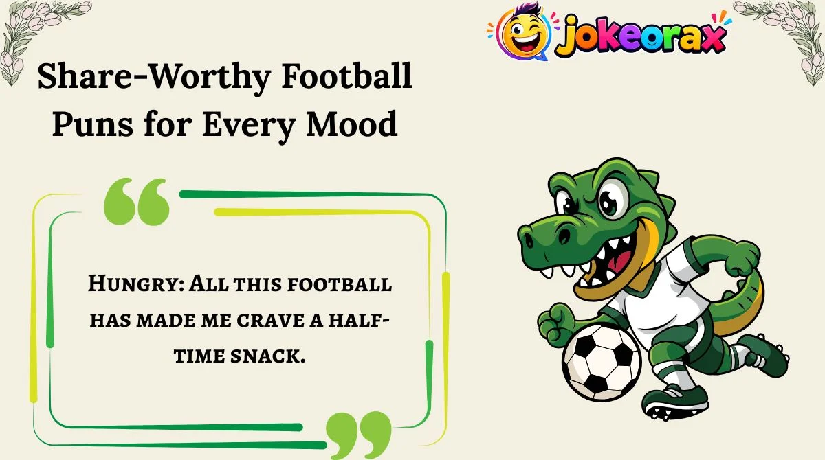 Share-Worthy Football Puns for Every Mood