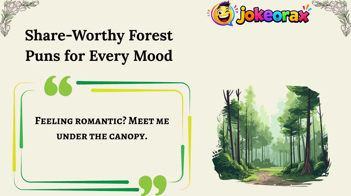Share-Worthy Forest Puns for Every Mood