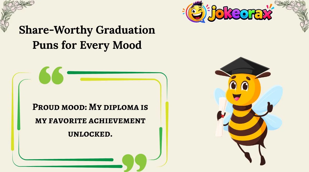 Share-Worthy Graduation Puns for Every Mood
