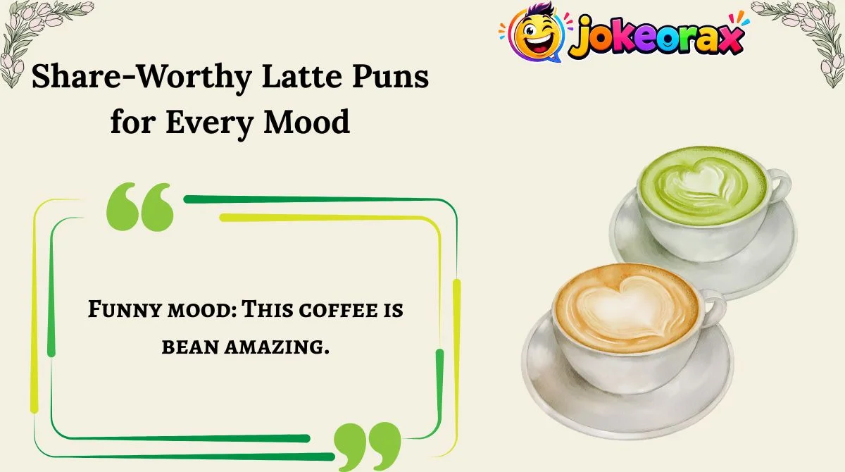 Share-Worthy Latte Puns for Every Mood