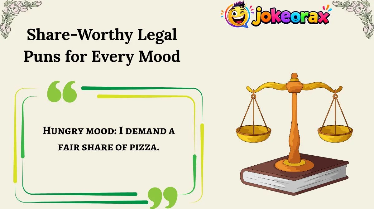 Share-Worthy Legal Puns for Every Mood
