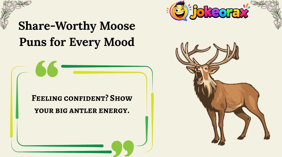 Share-Worthy Moose Puns for Every Mood