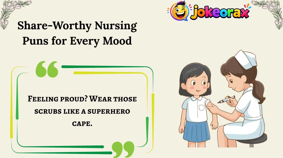 Share-Worthy Nursing Puns for Every Mood