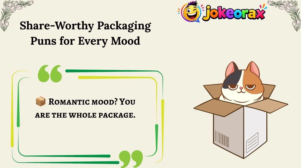 Share-Worthy Packaging Puns for Every MoodShare-Worthy Packaging Puns for Every Mood