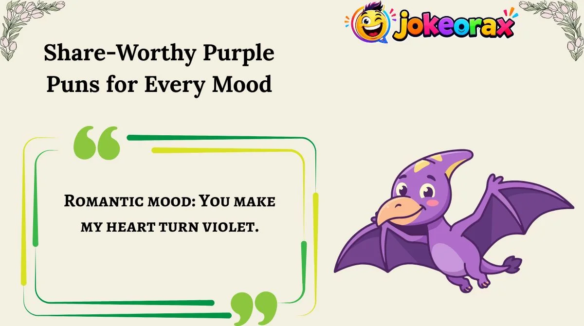Share-Worthy Purple Puns for Every Mood