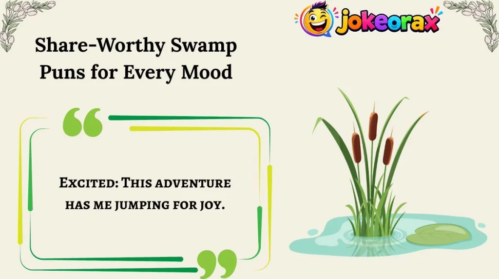 Share-Worthy Swamp Puns for Every Mood
