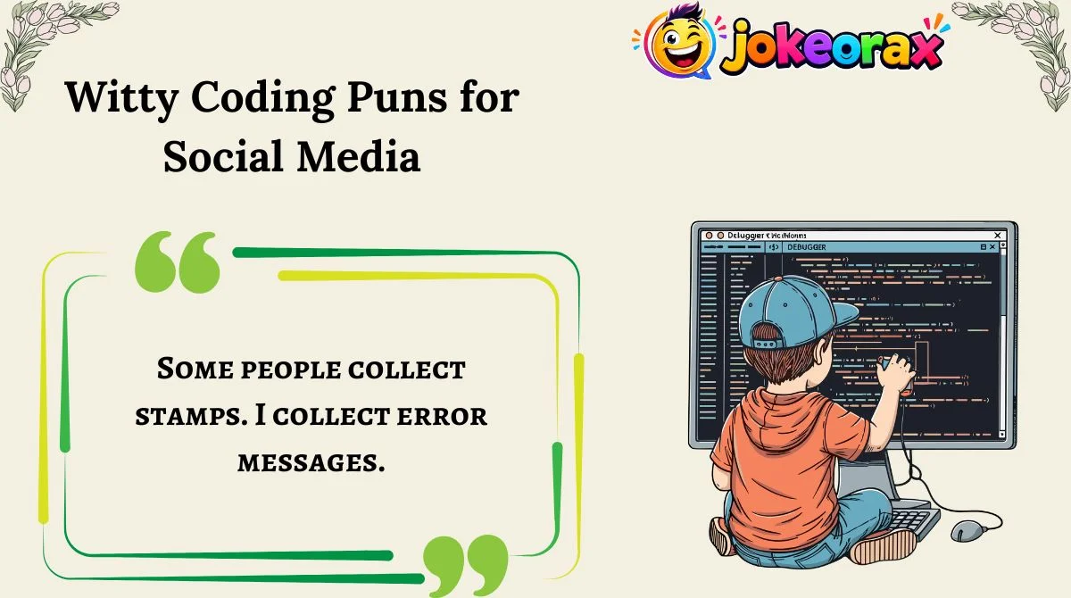 Witty Coding Puns for Social Media