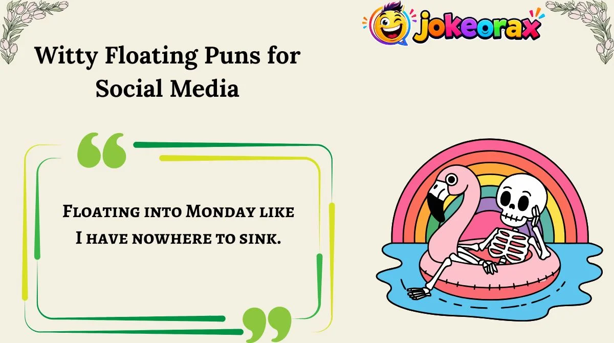 Witty Floating Puns for Social Media