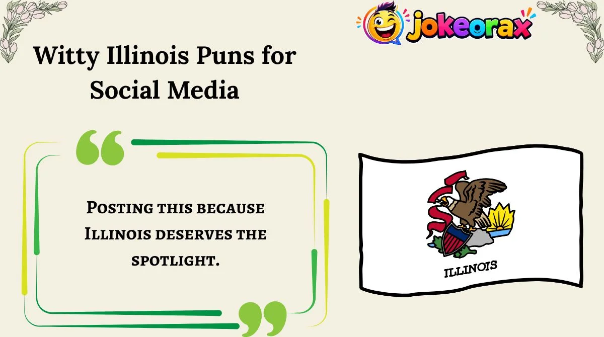 Witty Illinois Puns for Social Media