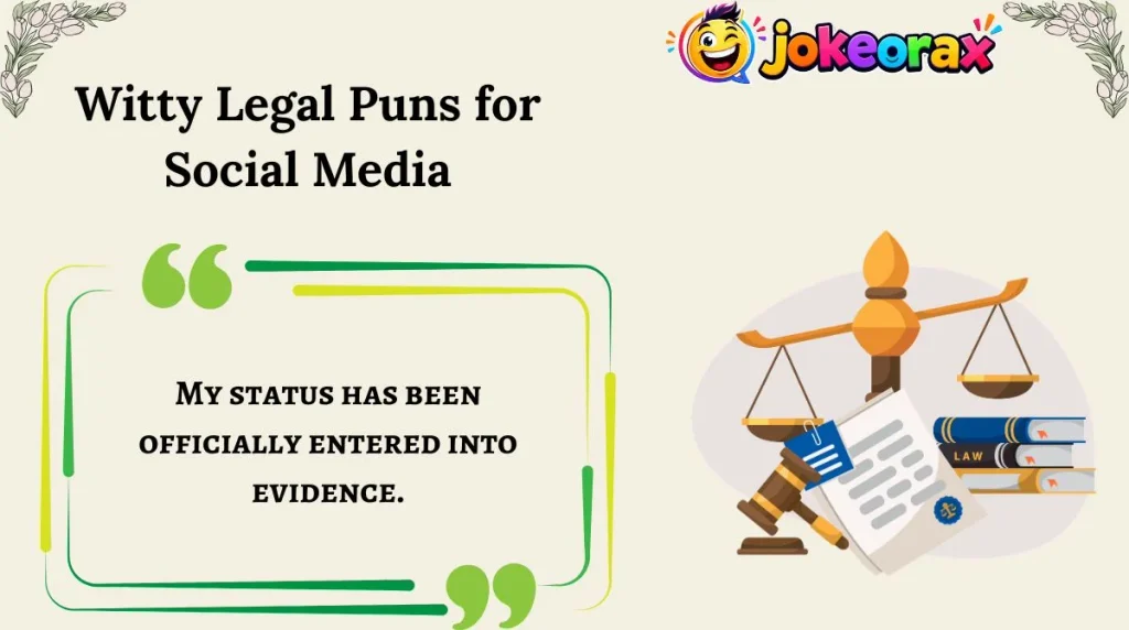 Witty Legal Puns for Social Media