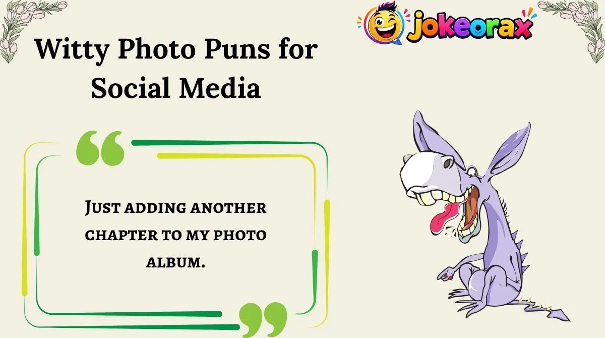Witty Photo Puns for Social Media