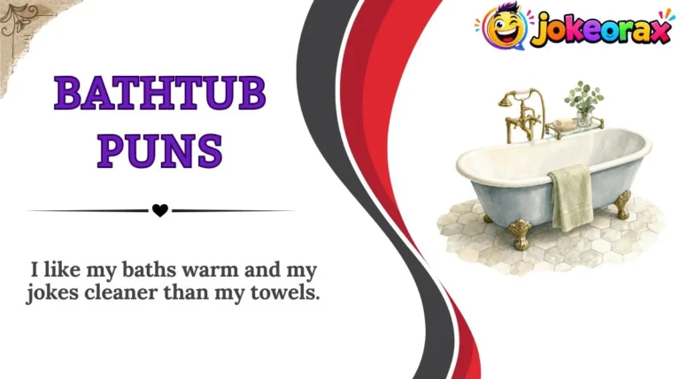 Bathtub Puns