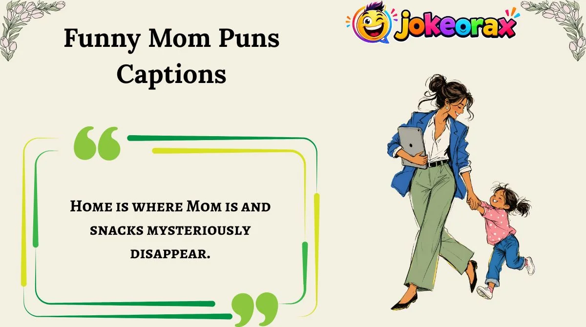 Funny Mom Puns Captions