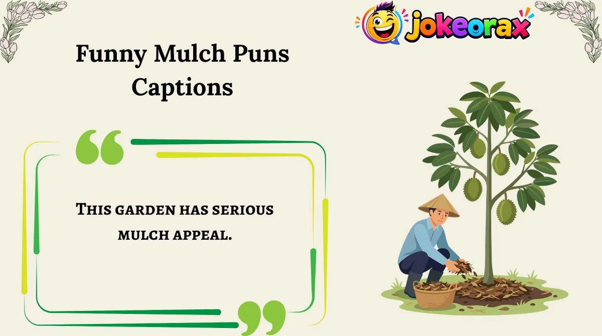 Funny Mulch Puns Captions