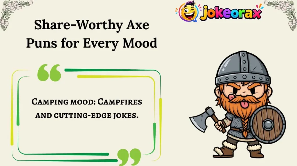 Share-Worthy Axe Puns for Every Mood