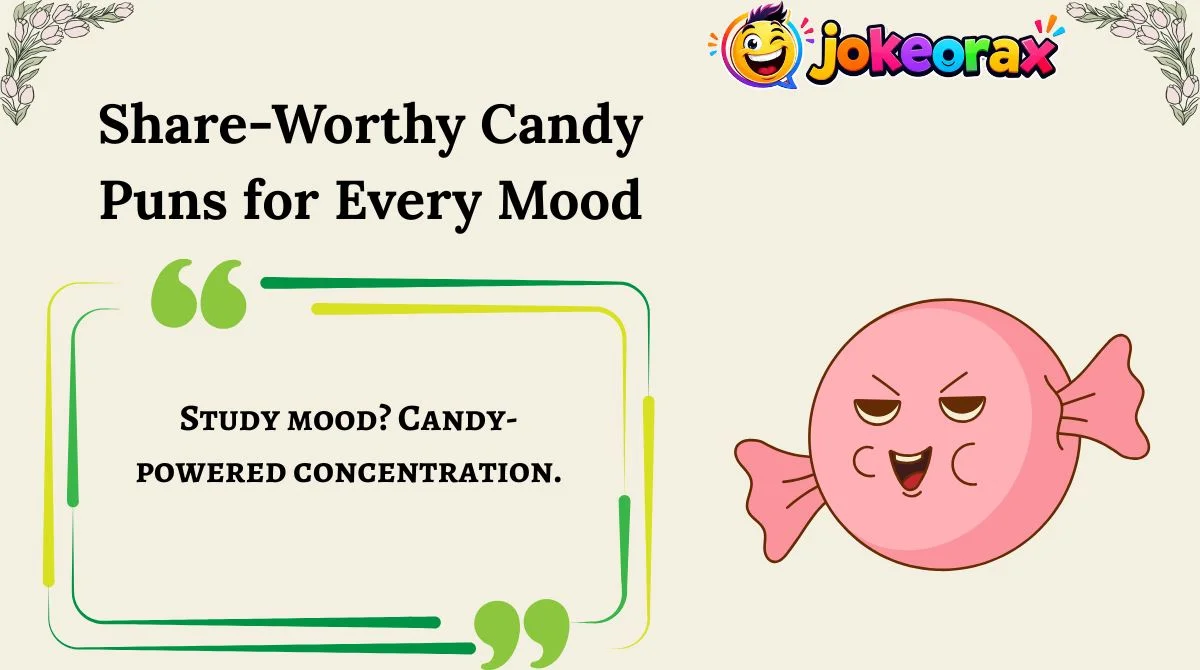 Share-Worthy Candy Puns for Every Mood
