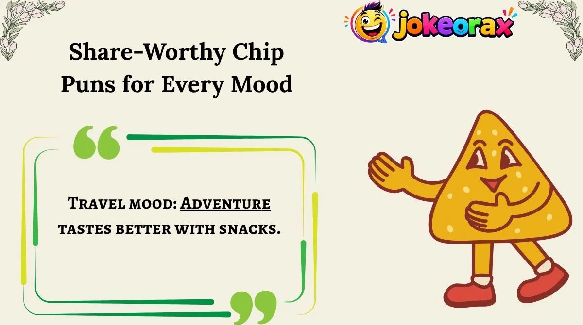 Share-Worthy Chip Puns for Every Mood