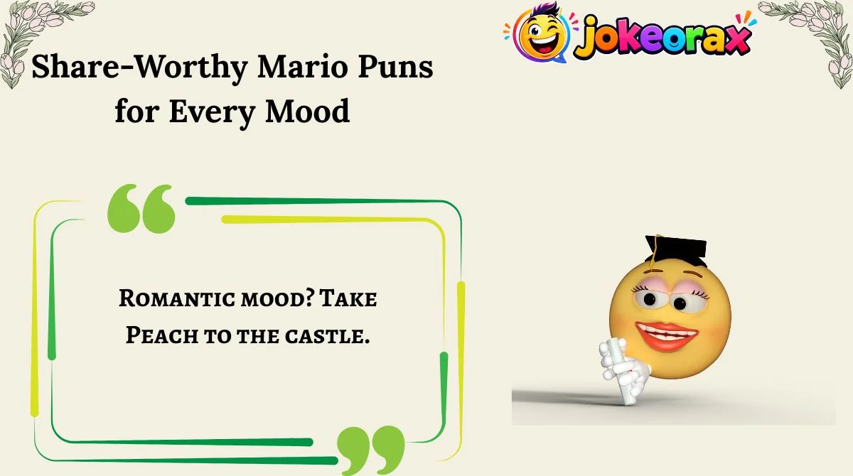 Share-Worthy Mario Puns for Every Mood