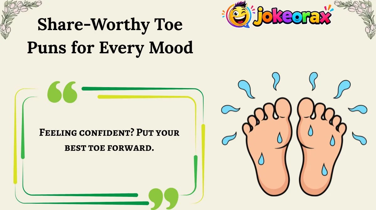 Share-Worthy Toe Puns for Every Mood