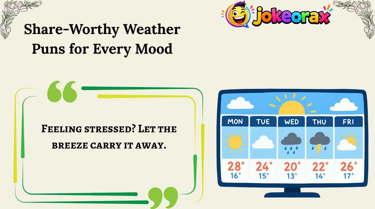 Share-Worthy Weather Puns for Every Mood
