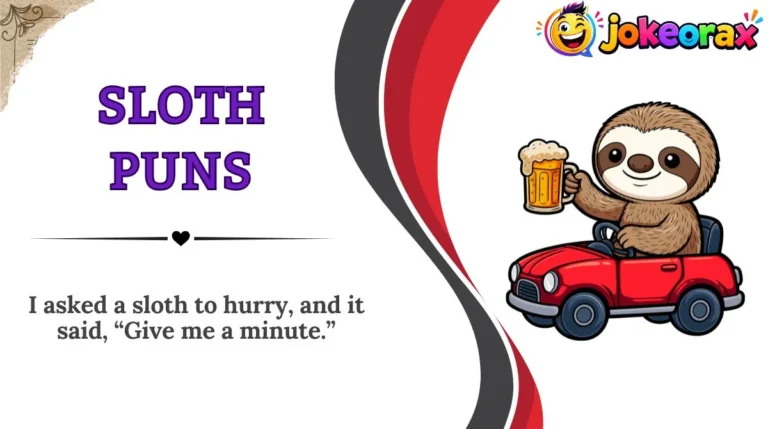Sloth Puns
