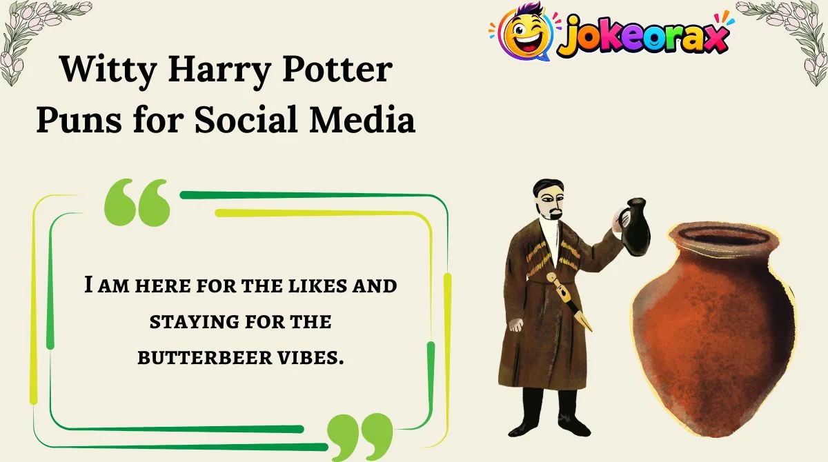 Witty Harry Potter Puns for Social Media